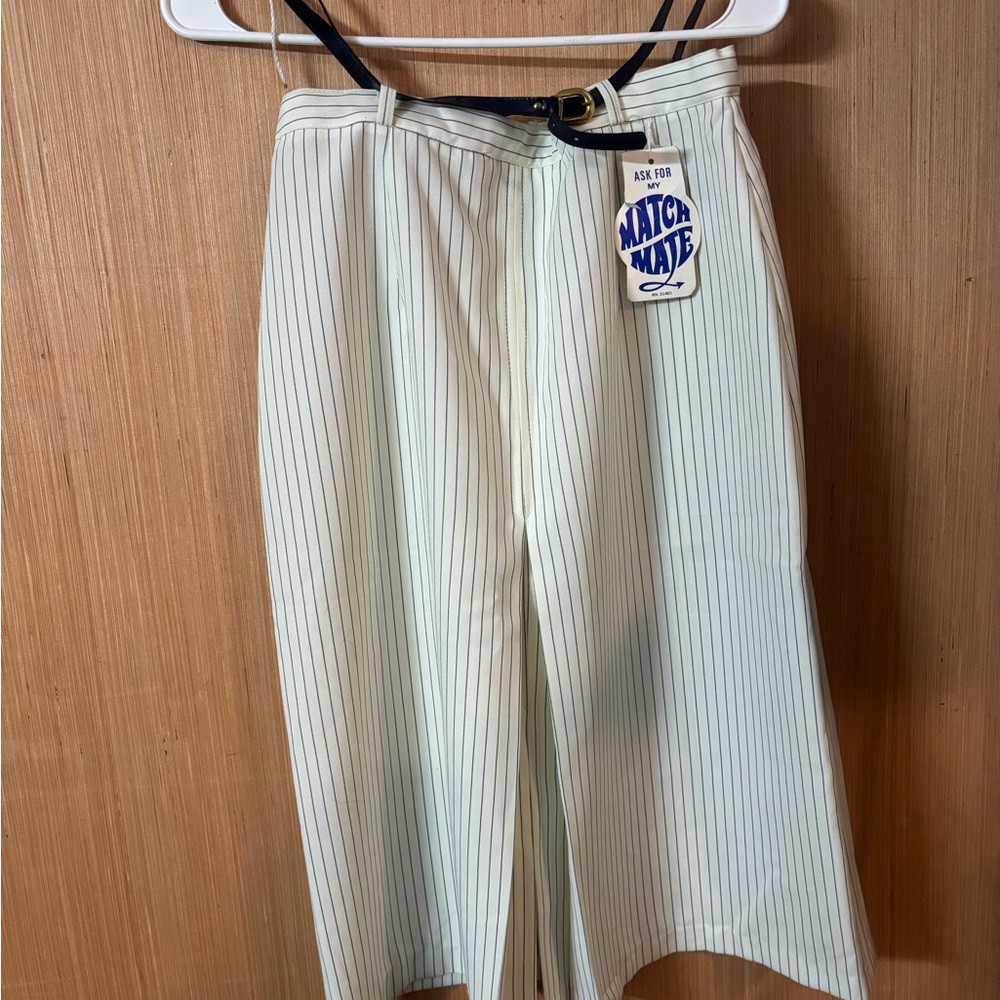 Vintage 70’s high waisted pinstripe skirt Jr. things inc. deadstock with tags